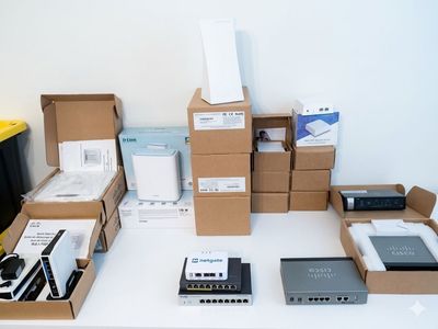 Networking Equipment Bundle – Cisco, D-Link &+