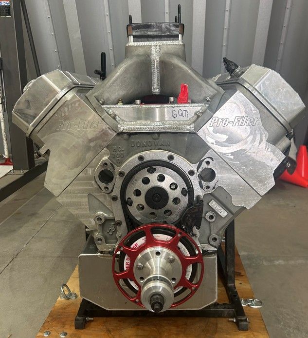 Steve Schmidt 665 BBC Drag race engine