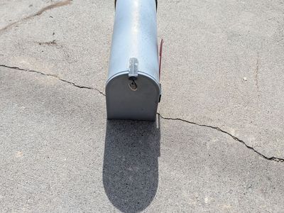 Superior Sheet Metal Works Co Mail Mailbox Galvanized Rural Farm 19 X 9 X 6 Indy