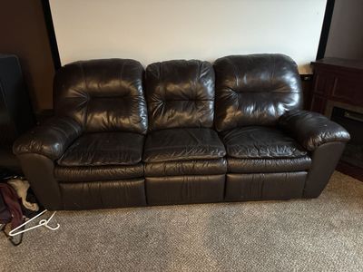 Leather couch