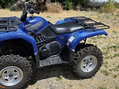 2007 Yamaha Grizzly 660 4x4 ATV - Blue with 1940 Miles