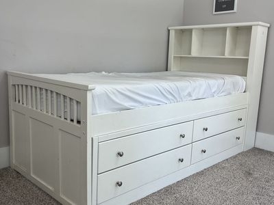 Bed Fame With Storage