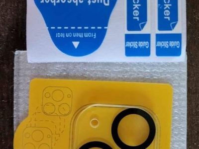 Camera Lens Protector Film Kit for iPhone 13/14 with Dust Absorber & Guide Stickers 4 packs