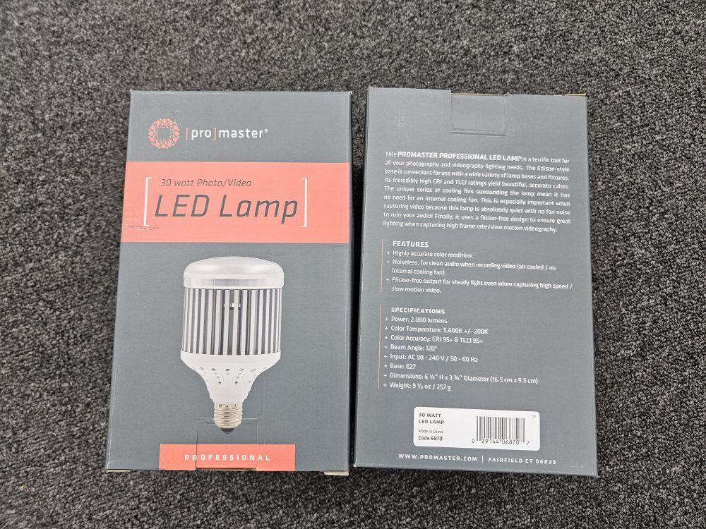 PROMASTER LED PHOTO LAMP 30 WATT