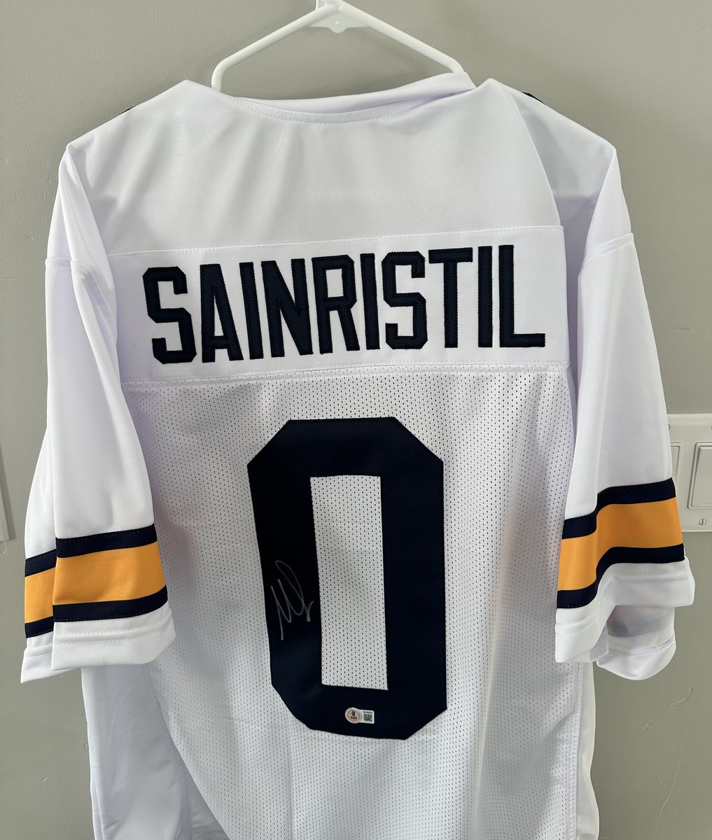 Signed Mike Sainristil #0 Jersey – Beckett Authenticated