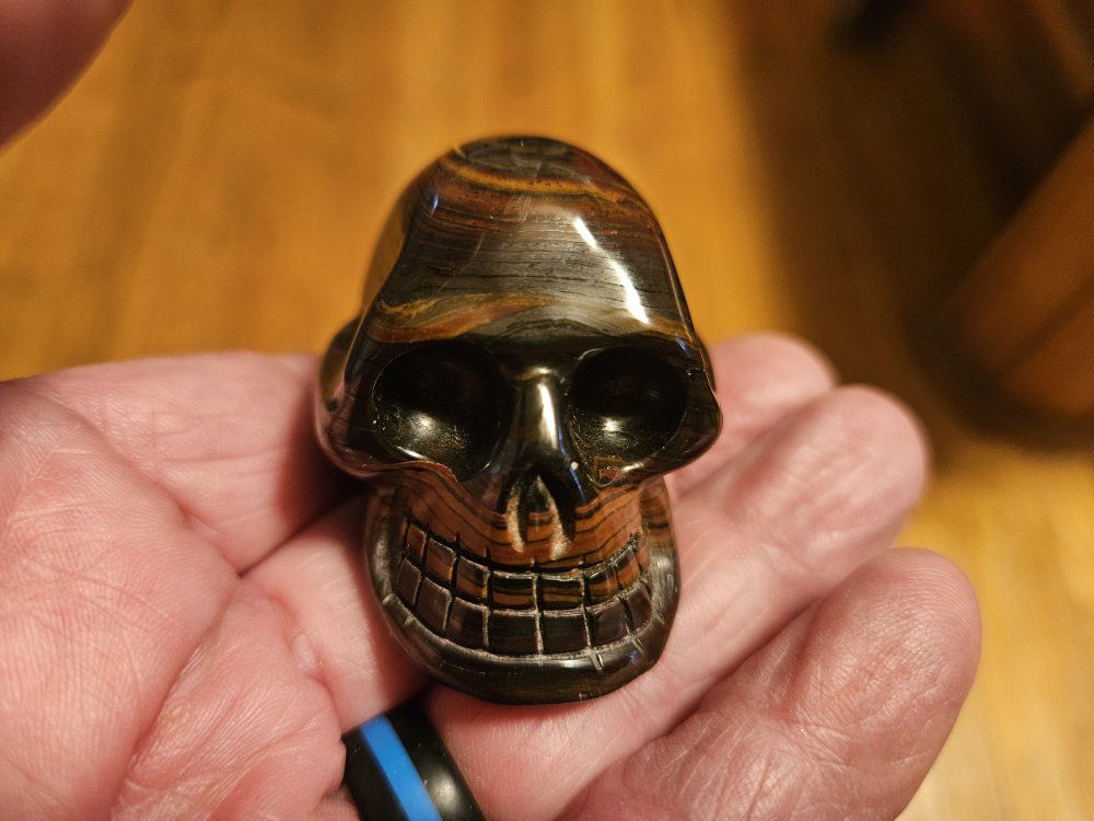 ROCK SKULL POLISHED