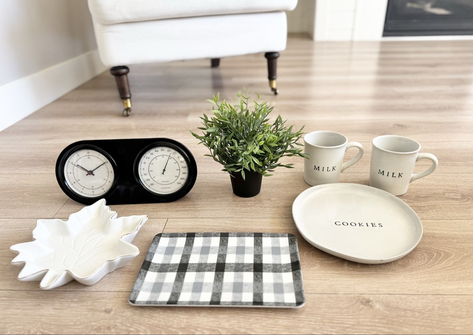 Home Decor | Set of 7 | Black | White | Kitchen | Farmhouse Style-$25 for all
