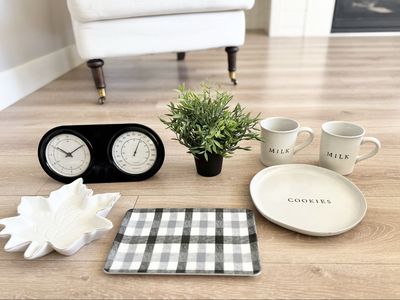 Home Decor | Set of 7 | Black | White | Kitchen | Farmhouse Style-$25 for all