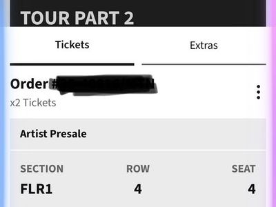 Post Malone The Big Ass Stadium Tour Part 2 - July 28, 2026 - FLR1 Row 4 Tickets-Early entry VIP Package