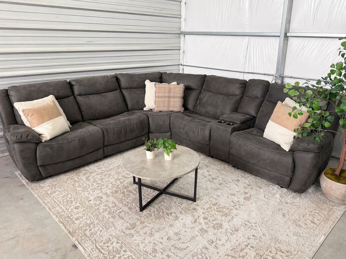 Costco Zakary Fabric Power Reclining Sectional