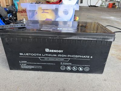 Renogy 12V 200Ah Lithium Iron Phosphate Battery w/ Bluetooth