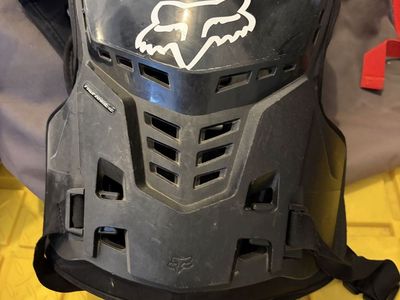Fox Racing Proframe LC Youth Roost Deflector Chest Protector Black Off-Road Motocross Guard