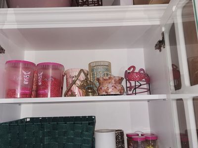 Pink zebra Wax Warmers with Scented Wax Beads & Shades - Home Fragrance Set