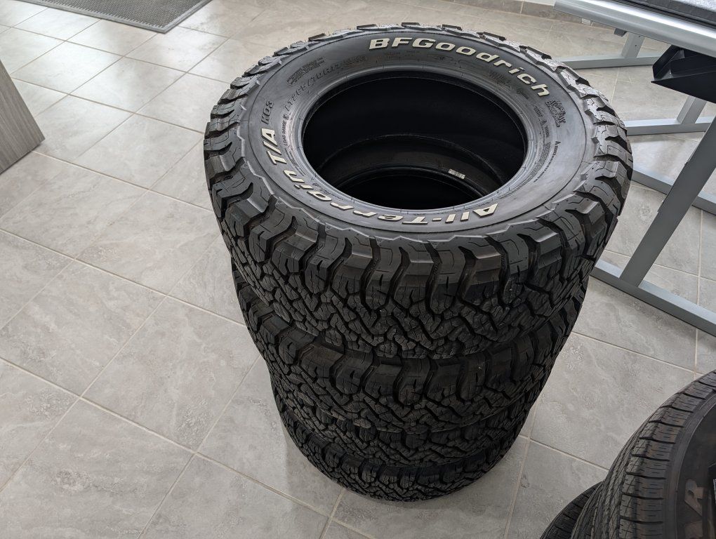 BFGoodrich All-Terrain T/A KO3 Tires LT265/70R17 (Set of 4)