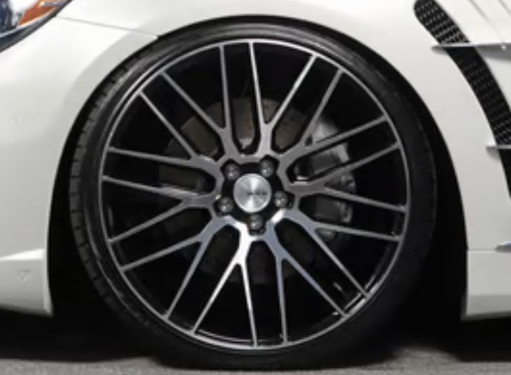 Savini 20” Wheels Black Di Forza, BM13 Machined Black, Mercedes, Audi