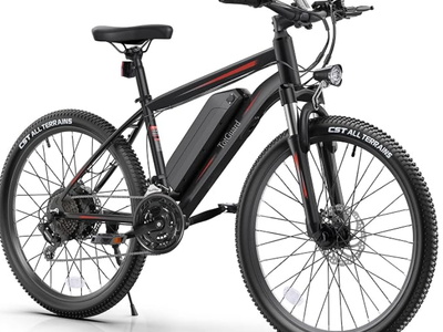 TotGuard Electric Bike, 27.5" Electric 500W Motor Ebike Adult Electric Electric Mountain Bike,48V 499WH Removable Battery