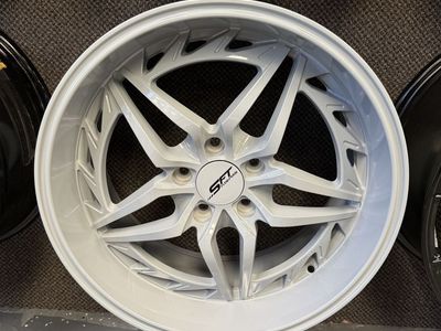 SFT concrete 18x8.5 brand new set of 4 wheels lug pattern 5x114.3 offset +30mm