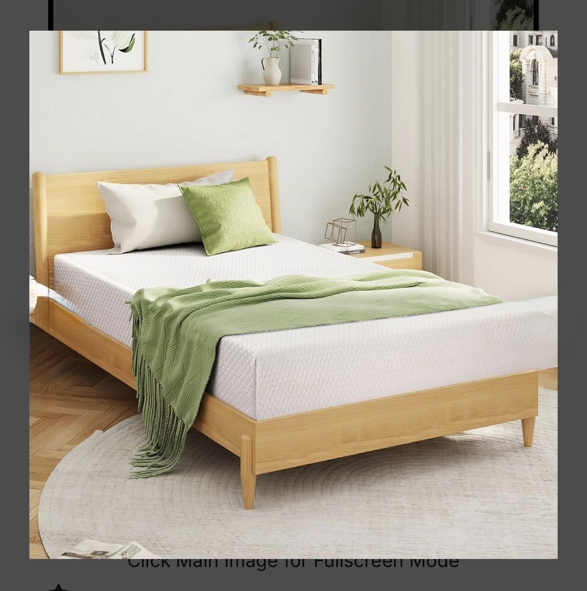 Zinus Shawn 10" King Size Green Tea Memory Foam Mattress