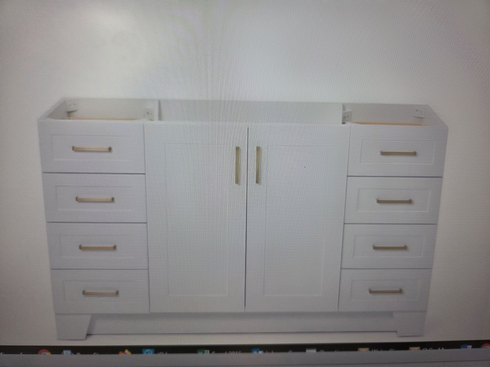 Ariel Bath 60 inch Vanity Base Brand new still in the box