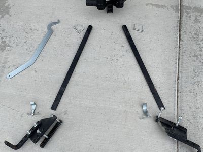 Blue Ox TrackPro BXW1050 Weight Distribution & Sway Control Hitch - 10,000 lbs Towing, 2" Receiver