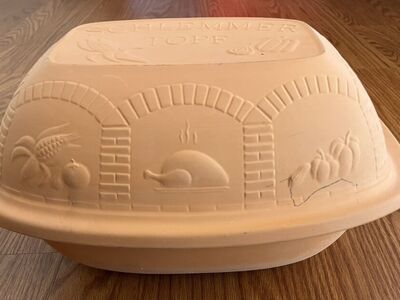 NEW! Clay Pot Or Baker For CookIng Food In An Oven