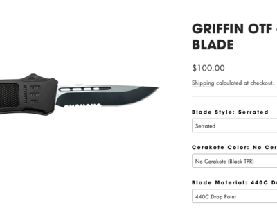 Normandy Knives - Griffin OTF 2.75"