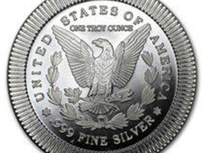 Silver Morgan Dollar 1 oz Rounds -.999 Pure Silver