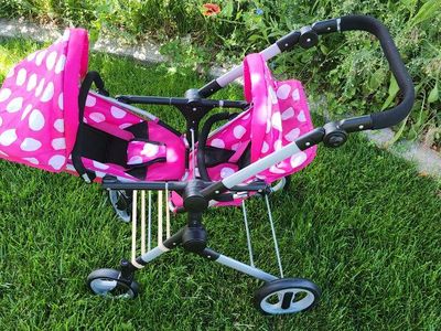 Doll double stroller