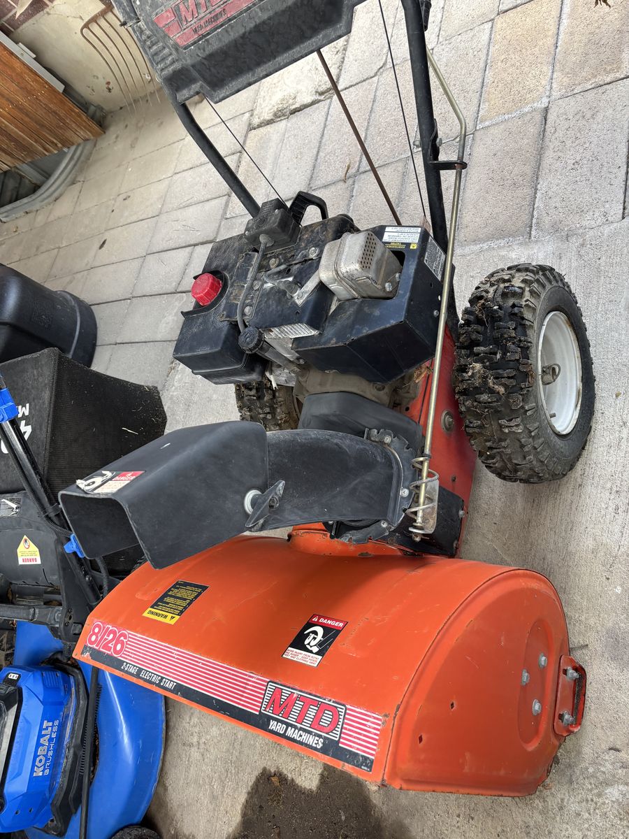 2-Stage Electric Start Snowblower and other household items