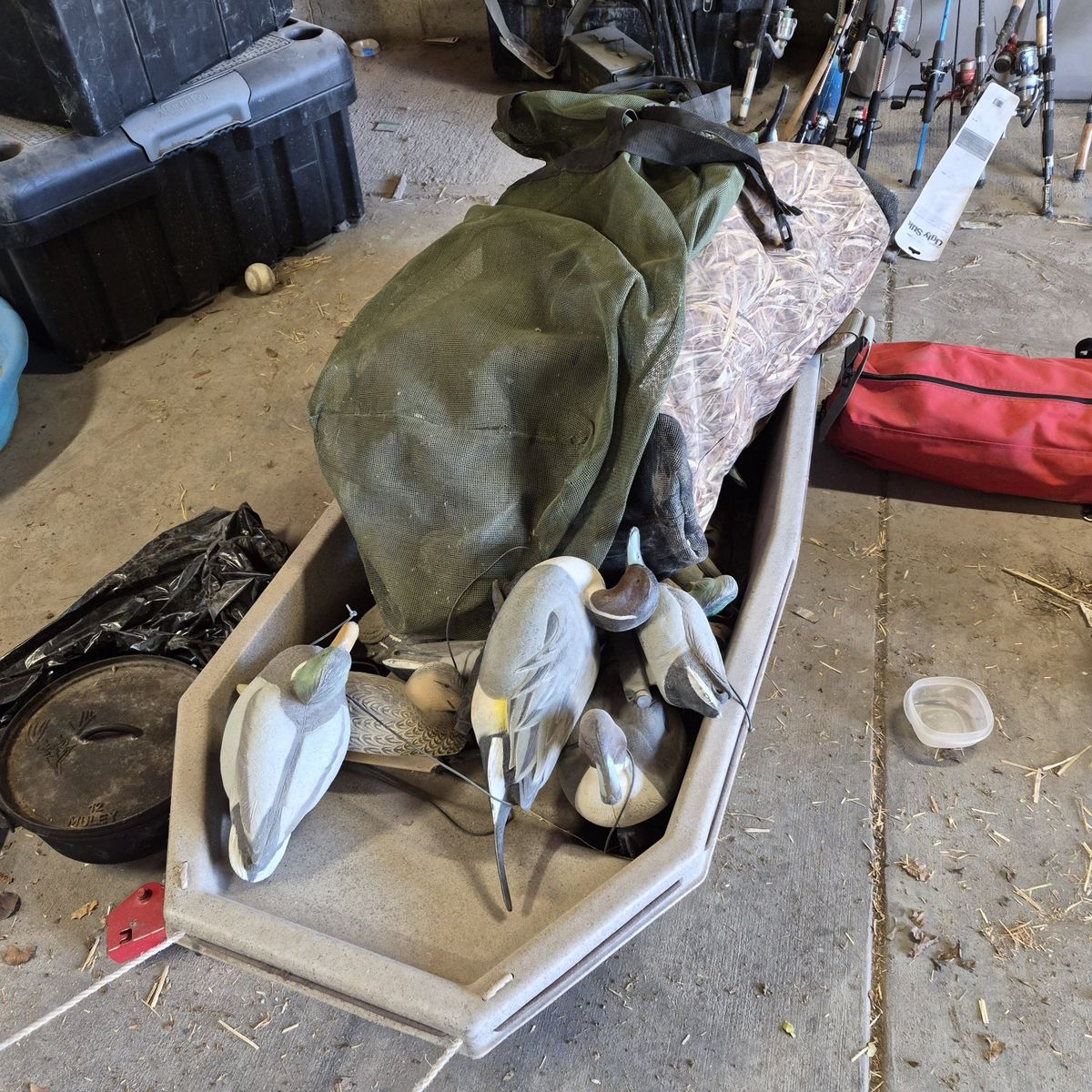 Duck Hunting, Decoys, Coffin Blind