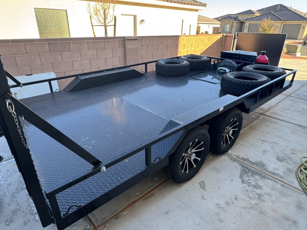 New Echo Tandem Axle Trailer 15 Foot Deck OBO