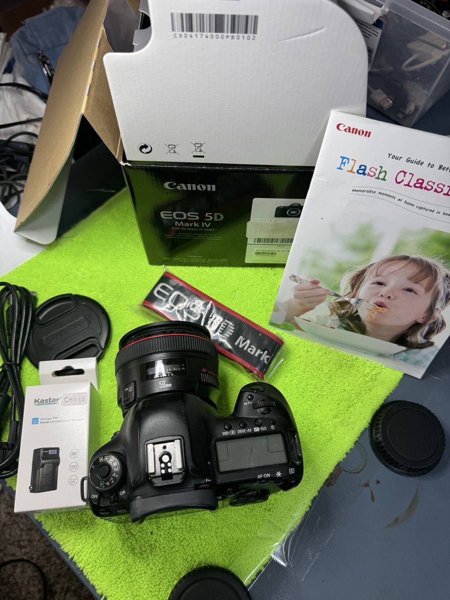 Canon 5d iv body only 750$ (unknown shutter count)