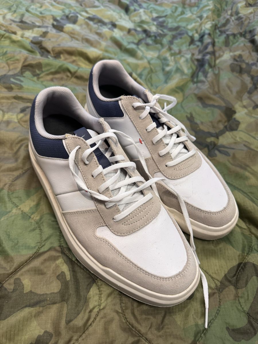FootJoy Contour Casual Golf Shoes White Gray Navy 54374