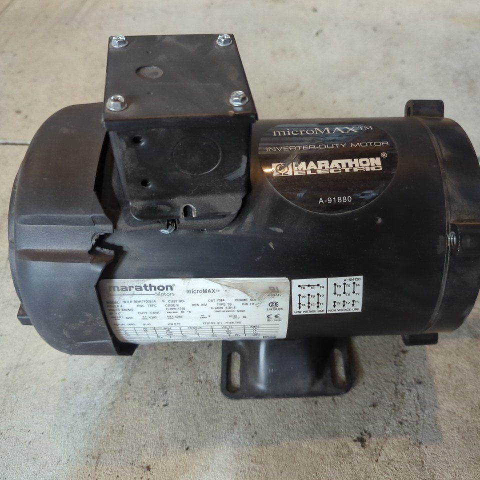 microMAX electric motor by marathon electrc