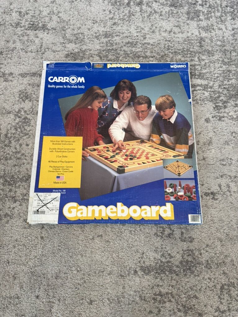 Vintage Carrom Gameboard Model 108