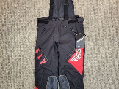 Size Large Fly Racing Snowbike Pant - Red/Black