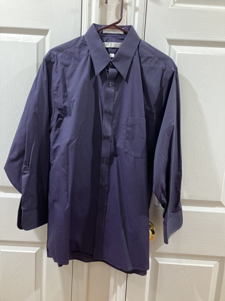 Purple Geoffrey Beene Button Up Dress Shirt