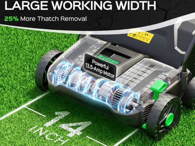 New in box 2-in-1 Electric Dethatcher and Scarifier