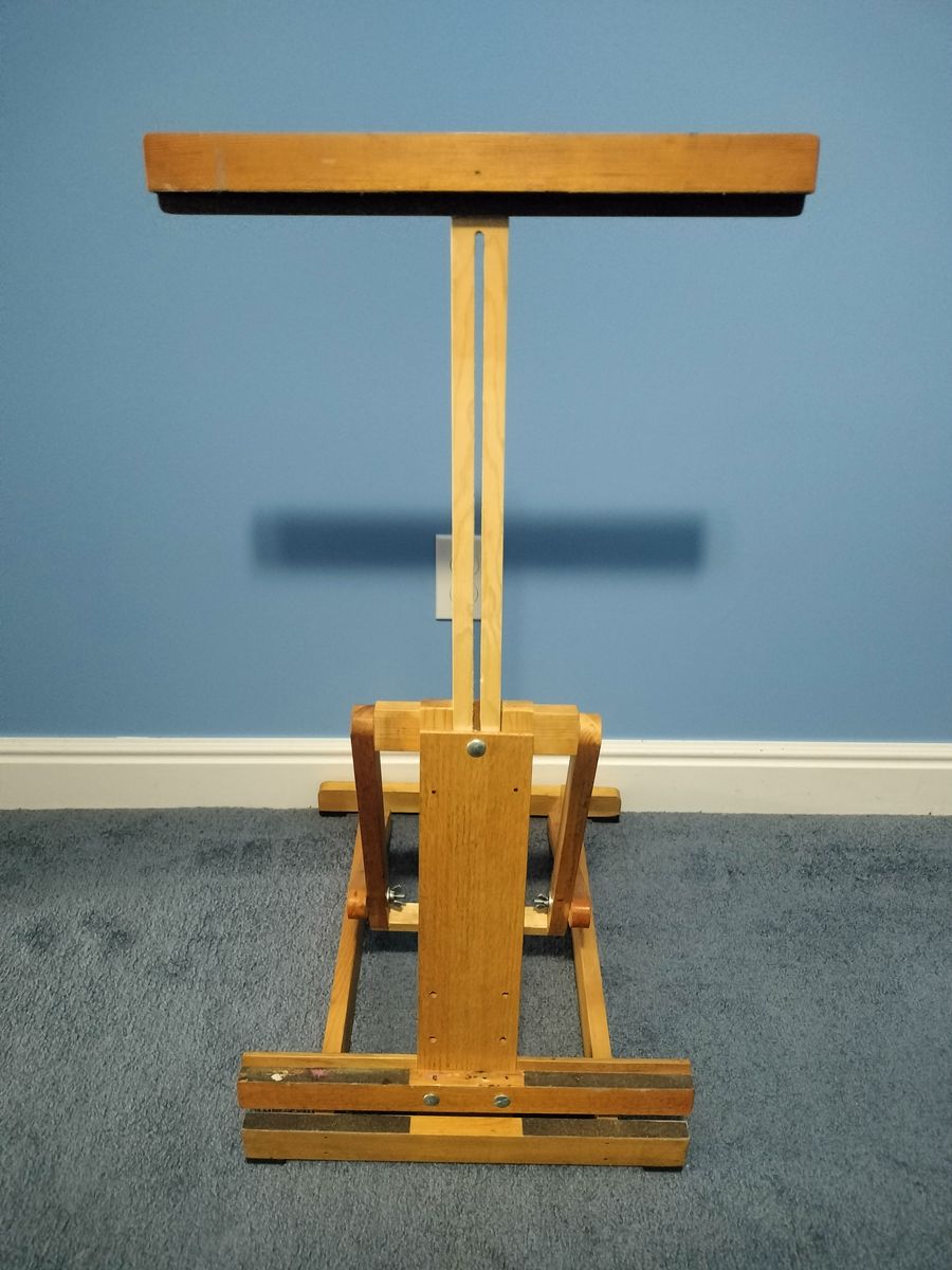 Adjustable Wooden H-Frame Tabletop Easel
