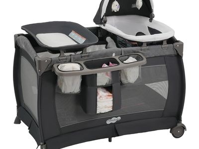 New Pack and Play 4 in 1 Playard Portable Playard Foldable Playpen for Baby and Toddler Portable