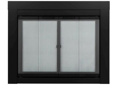 Pleasant Hearth AT-1001 1111 fireplace screen, Black Medium