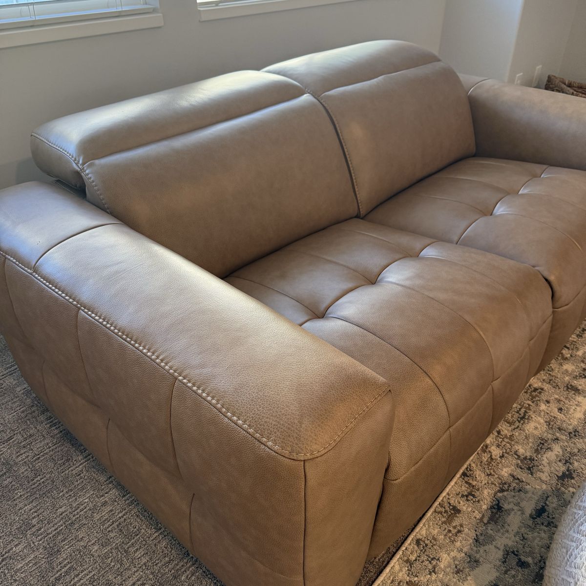 Top Green Leather Recliner Sofa Zero Gravity