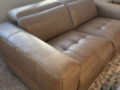 Top Green Leather Recliner Sofa Zero Gravity