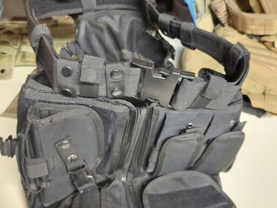 Real and Airsoft Chest Rigs, Pouches, Holsters etc