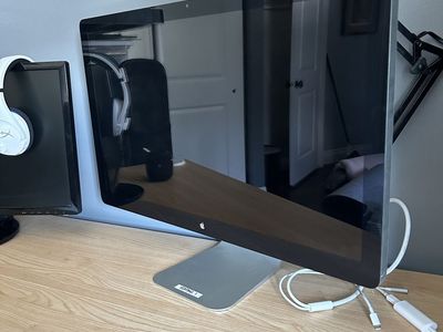 Apple Thunderbolt A1407 27" Widescreen Monitor - Silver