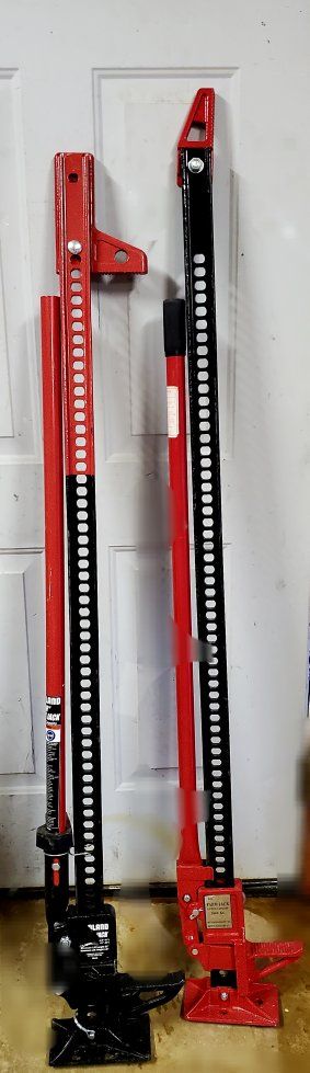 Pair of 48" Farm Jacks / Hi-Lift Style Mechanical Utility Jacks