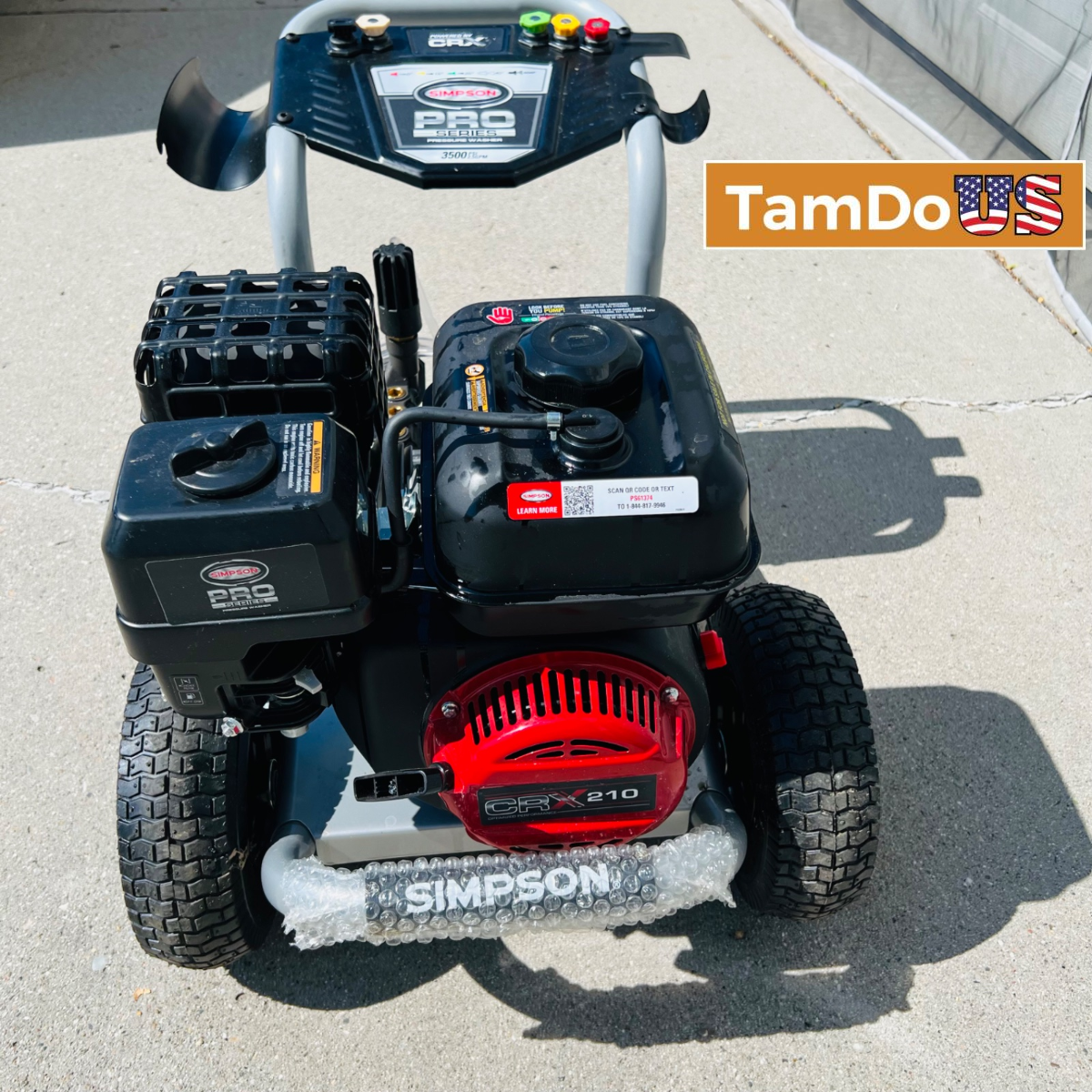 Simpson Pro Series 3500 PSI Commercial Gas Pressure Washer CRX210