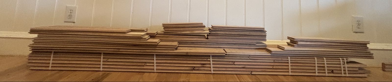Solid Oak tongue-and-groove Hardwood Flooring material