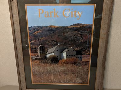 photo print of mcpolin barn at iron canyon - park city, utah