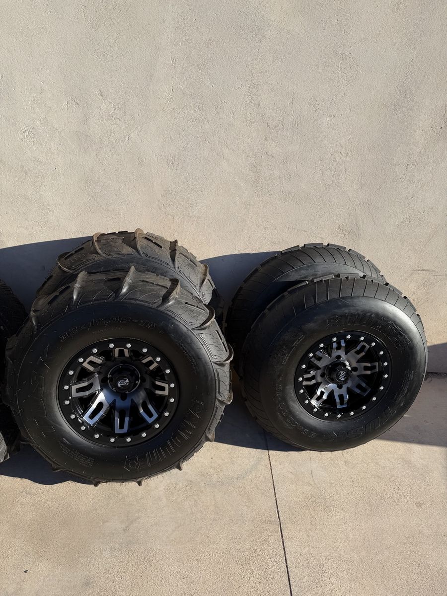 Can Am x3 paddle wheels and tires